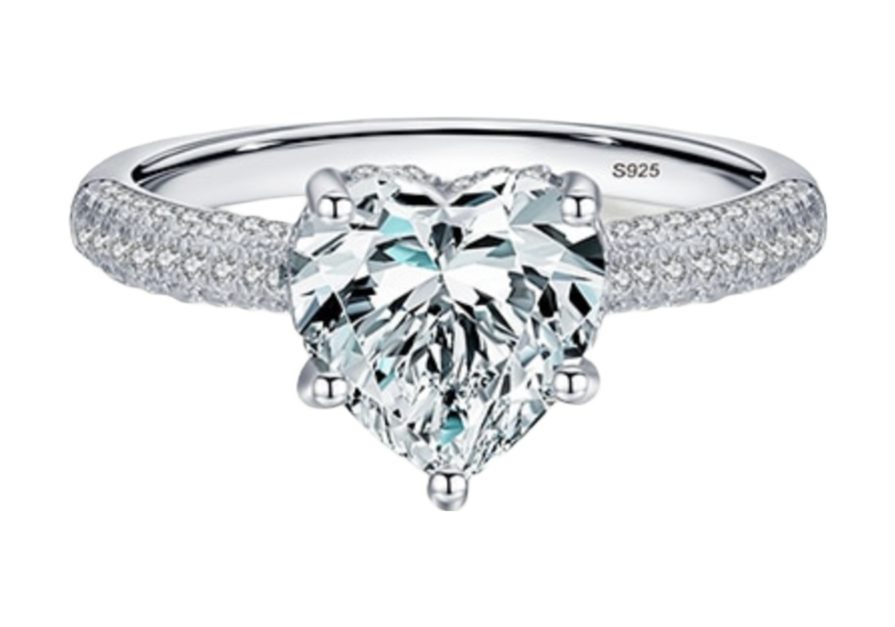 Queen Of Hearts 925 Sterling Silver Ring